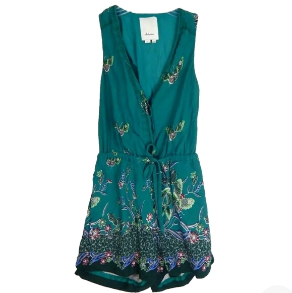 Elevenses Anthropologie Papillion Butterfly Romper - Picture 2 of 4